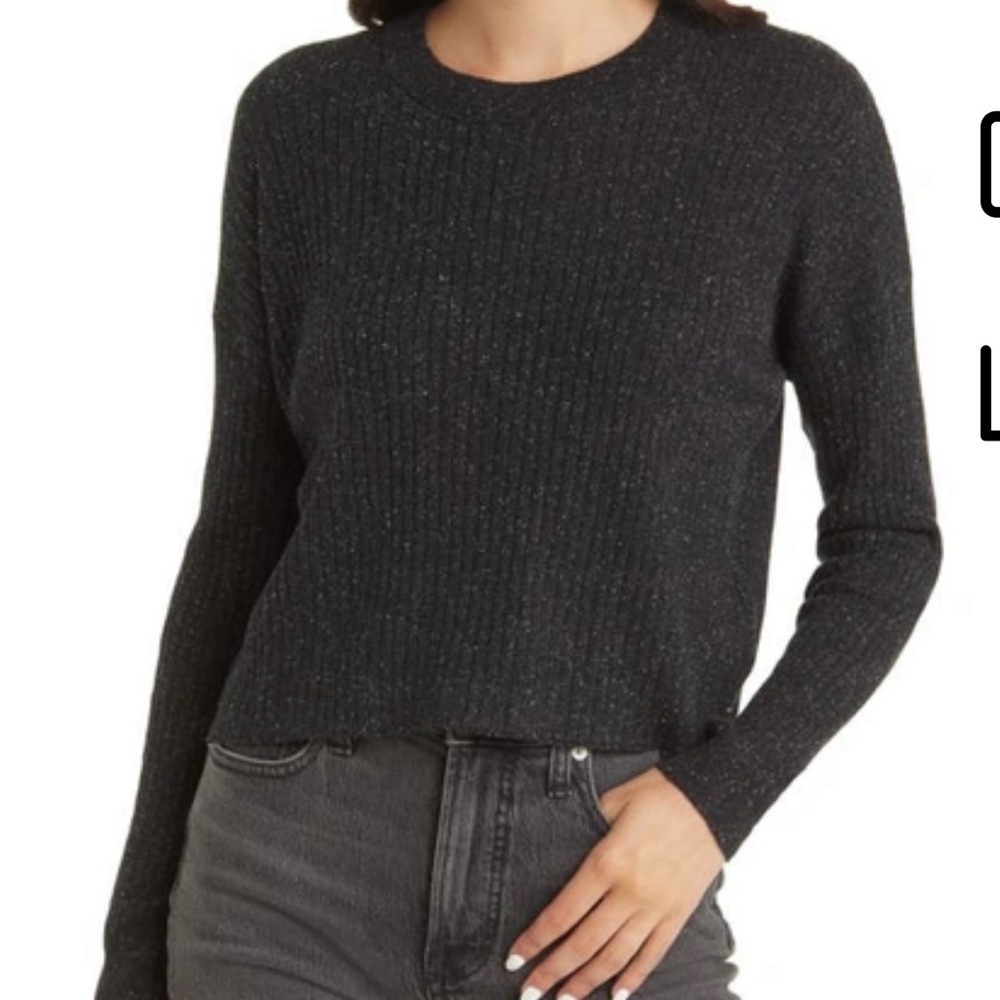 Madewell Donegal Lansdale Crop
Pullover Sweater, Size Small